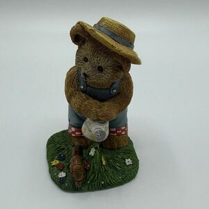 Danbury Mint Calendar Teddy Bear Figure MAY Limited Edition USED repaired base